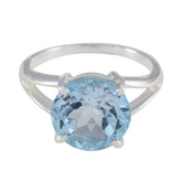 Putri Fairytale Blue Solitaire Ring Blue Topaz Blue